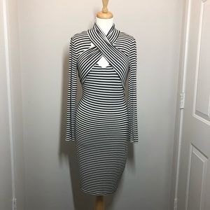 Body-con Vertical striped Dress